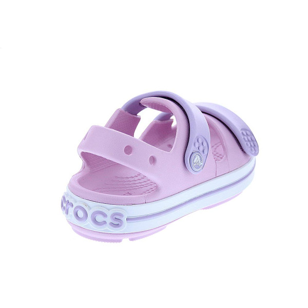 Sandalias Crocs zapatos Niña modelo Crocband Cruiser Rosa Velcro