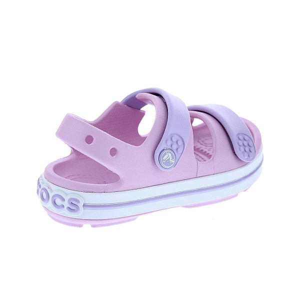 Sandalias Crocs zapatos Niña modelo Crocband Cruiser Rosa Velcro