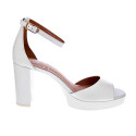 Sandalias Geox zapatos Mujer modelo Walk Pleasure Blanco 
