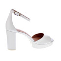 Sandalias Geox zapatos Mujer modelo Walk Pleasure Blanco 