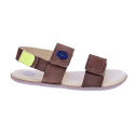 Sandalias Gioseppo zapatos Niño modelo Cornwall Marrón Velcro