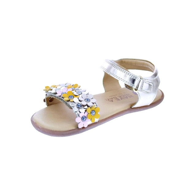 Sandalias Gioseppo zapatos Niña modelo Frankfort Oro Velcro