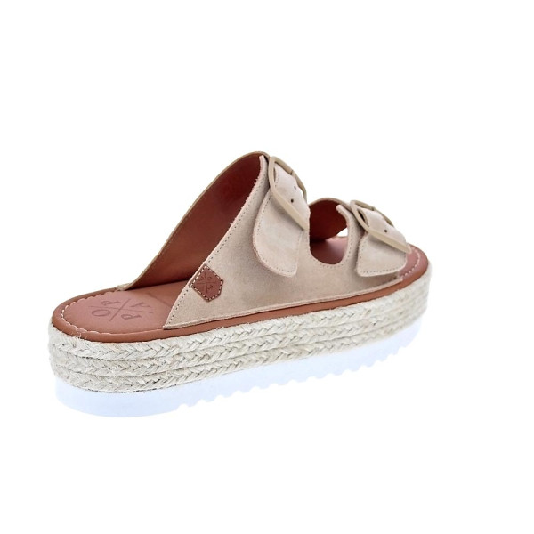 Sandalias Popa zapatos Mujer modelo Collao Beige 