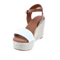 Sandalias Popa zapatos Mujer modelo Bandon Snake Blanco 