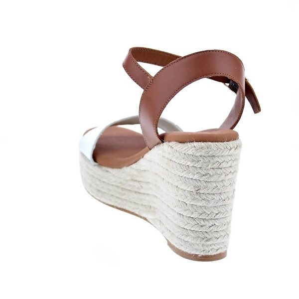 Sandalias Popa zapatos Mujer modelo Bandon Snake Blanco 