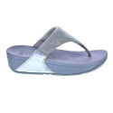 Sandalias FitFlop zapatos Mujer modelo Lulu cuña Plata 