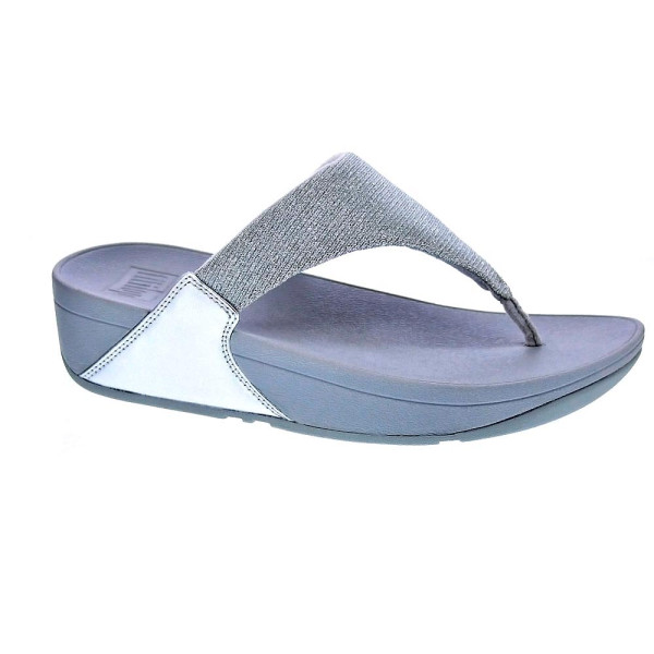 Sandalias FitFlop zapatos Mujer modelo Lulu cuña Plata 