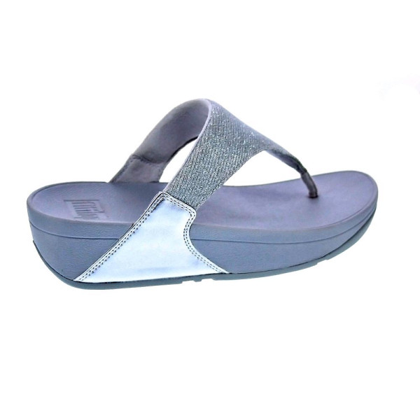 Sandalias FitFlop zapatos Mujer modelo Lulu cuña Plata 