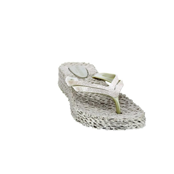 Chanclas Ilse Jacobsen zapatos Mujer modelo Cheerful Cuña Oro 