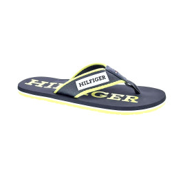 Chanclas Tommy Hilfiger zapatos Hombre modelo Patch Hilfiger Verde  2