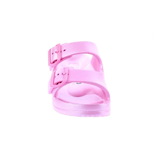 Sandalias Duuo zapatos Mujer modelo Eva Flat Metal 63 Rosa 