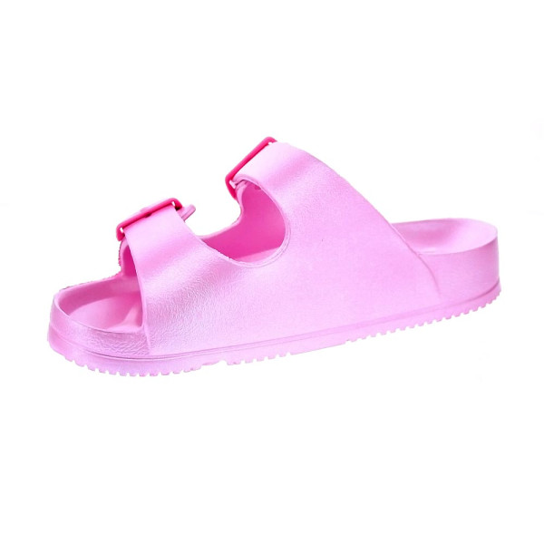 Sandalias Duuo zapatos Mujer modelo Eva Flat Metal 63 Rosa 