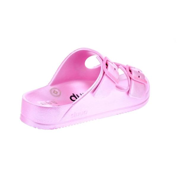 Sandalias Duuo zapatos Mujer modelo Eva Flat Metal 63 Rosa 