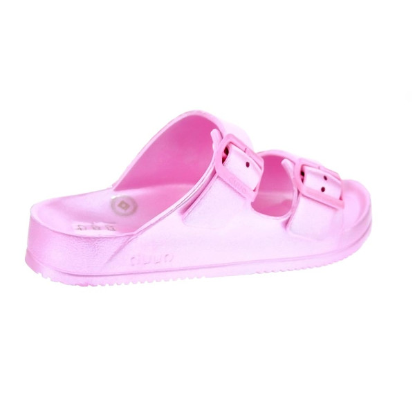 Sandalias Duuo zapatos Mujer modelo Eva Flat Metal 63 Rosa 