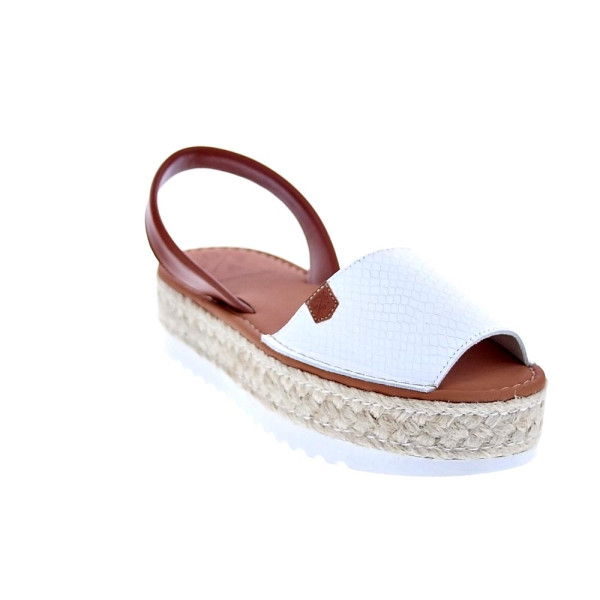 Sandalias Popa zapatos Mujer modelo Saona Snake Blanco 