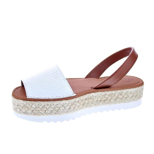 Sandalias Popa zapatos Mujer modelo Saona Snake Blanco 