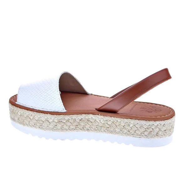 Sandalias Popa zapatos Mujer modelo Saona Snake Blanco 