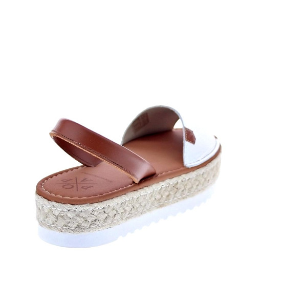 Sandalias Popa zapatos Mujer modelo Saona Snake Blanco 