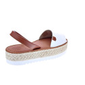 Sandalias Popa zapatos Mujer modelo Saona Snake Blanco 