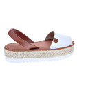 Sandalias Popa zapatos Mujer modelo Saona Snake Blanco 