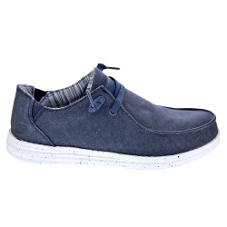 Mocasines Skechers zapatos Hombre modelo Melson Chad Azul Elástico