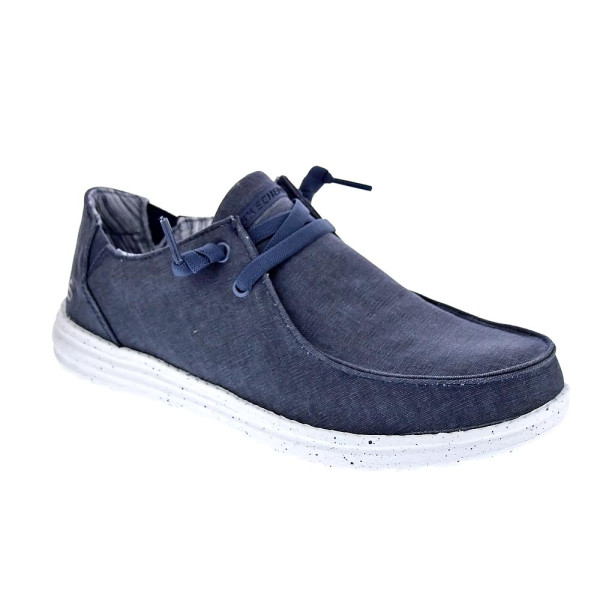 Mocasines Skechers zapatos Hombre modelo Melson Chad Azul Elástico