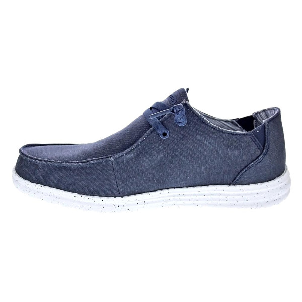 Mocasines Skechers zapatos Hombre modelo Melson Chad Azul Elástico