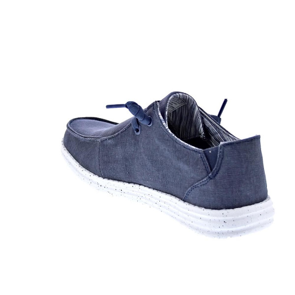 Mocasines Skechers zapatos Hombre modelo Melson Chad Azul Elástico