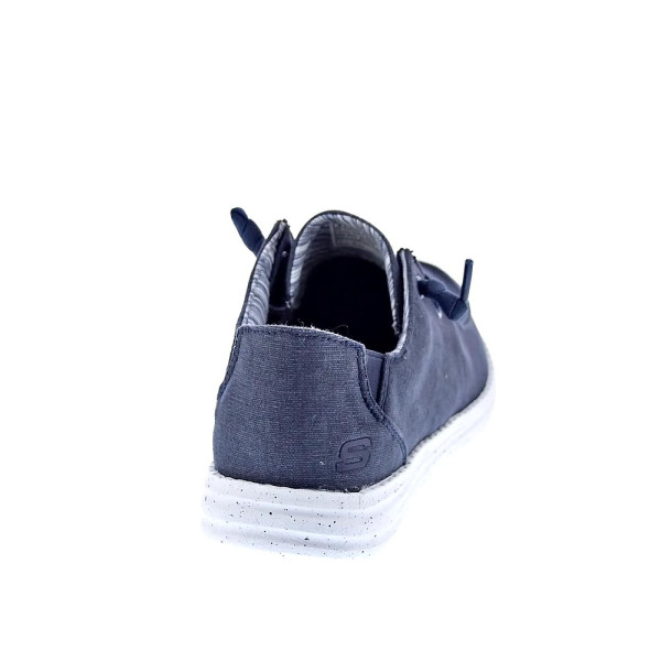 Mocasines Skechers zapatos Hombre modelo Melson Chad Azul Elástico