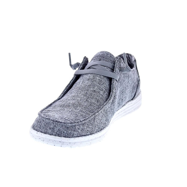 Mocasines Skechers zapatos Hombre modelo Melson Chad Gris Elástico
