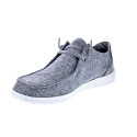 Mocasines Skechers zapatos Hombre modelo Melson Chad Gris Elástico
