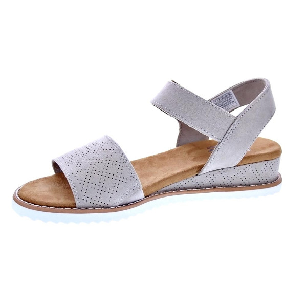 Sandalias Skechers zapatos Mujer modelo Desert Kiss Rosa Velcro