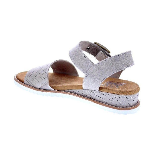 Sandalias Skechers zapatos Mujer modelo Desert Kiss Rosa Velcro