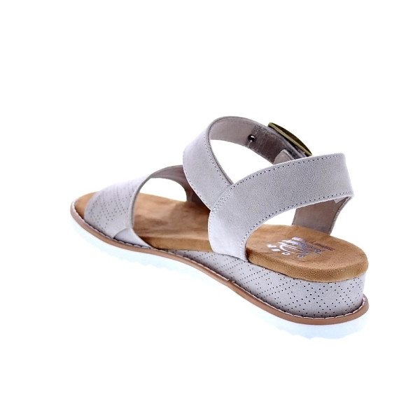 Sandalias Skechers zapatos Mujer modelo Desert Kiss Rosa Velcro