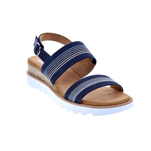 Sandalias Skechers zapatos Mujer modelo Desert Kiss Beige Velcro