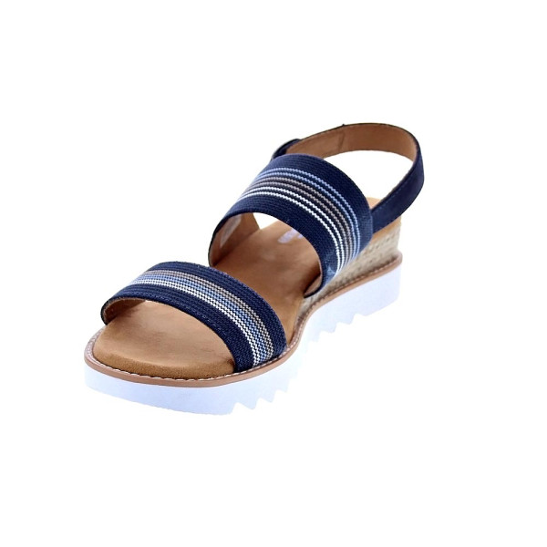 Sandalias Skechers zapatos Mujer modelo Desert Kiss Beige Velcro