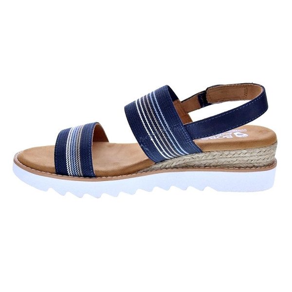 Sandalias Skechers zapatos Mujer modelo Desert Kiss Beige Velcro