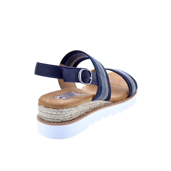 Sandalias Skechers zapatos Mujer modelo Desert Kiss Beige Velcro