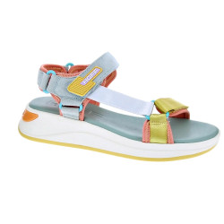 Sandalias Hoff zapatos Mujer modelo MAKAROA Gris Velcro 2