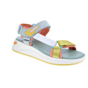 Sandalias Hoff zapatos Mujer modelo MAKAROA Gris Velcro