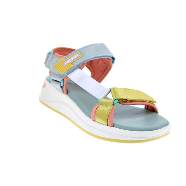 Sandalias Hoff zapatos Mujer modelo MAKAROA Gris Velcro