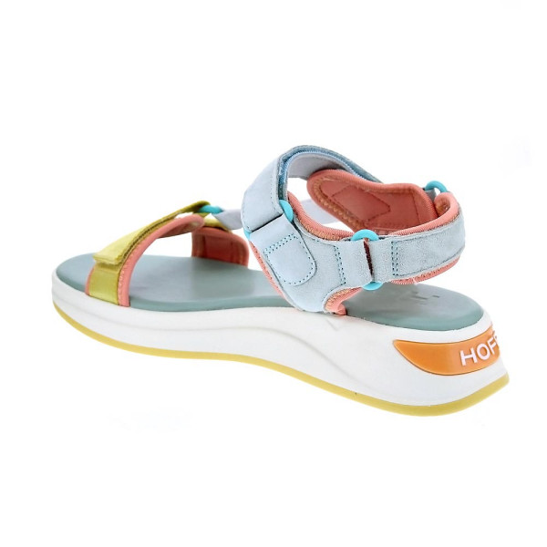 Sandalias Hoff zapatos Mujer modelo MAKAROA Gris Velcro
