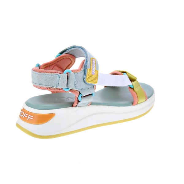 Sandalias Hoff zapatos Mujer modelo MAKAROA Gris Velcro