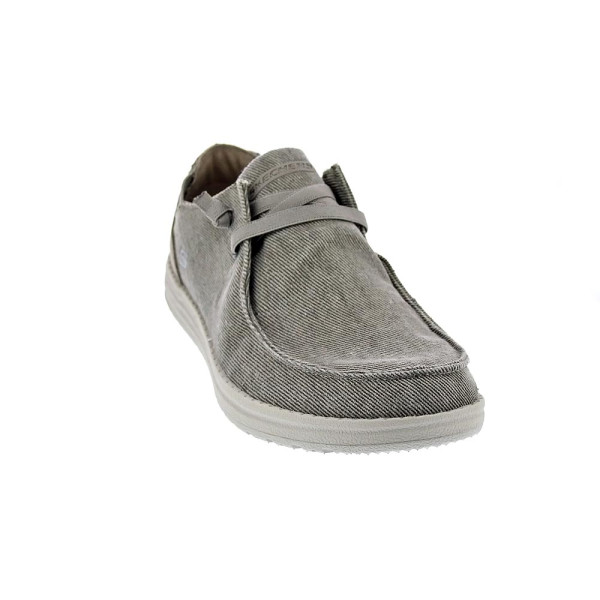 Mocasines Skechers zapatos Hombre modelo Melson Raymon Marrón Elástico