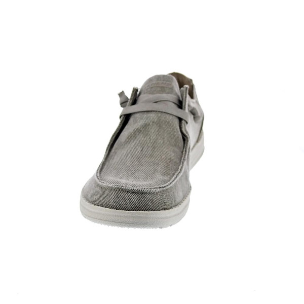 Mocasines Skechers zapatos Hombre modelo Melson Raymon Marrón Elástico