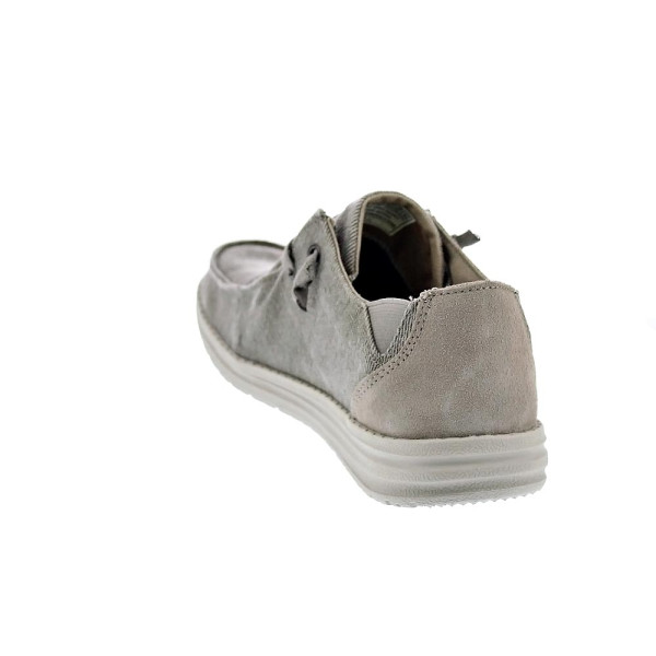 Mocasines Skechers zapatos Hombre modelo Melson Raymon Marrón Elástico