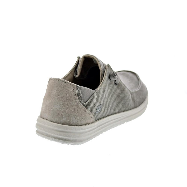 Mocasines Skechers zapatos Hombre modelo Melson Raymon Marrón Elástico