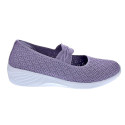 Bailarinas Skechers zapatos Mujer modelo Arya Thats Sweet Violeta Velcro