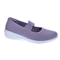 Bailarinas Skechers zapatos Mujer modelo Arya Thats Sweet Violeta Velcro