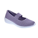 Bailarinas Skechers zapatos Mujer modelo Arya Thats Sweet Violeta Velcro